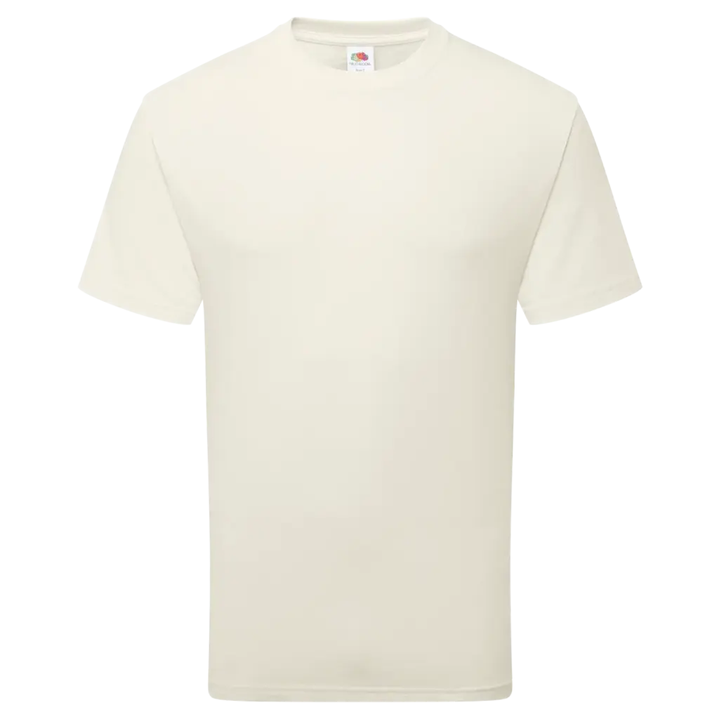 Puur katoenen T-shirt, natural — productfoto 7