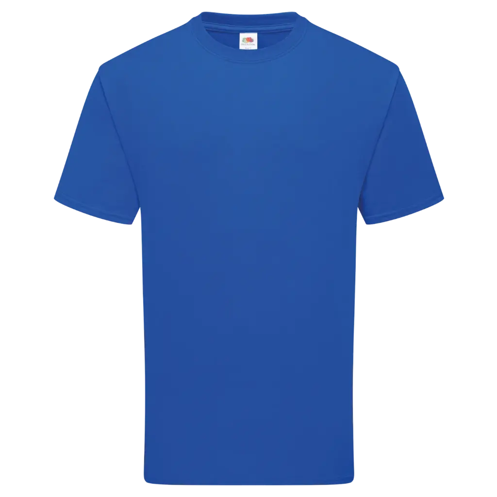 Puur katoenen T-shirt, royal blue — productfoto 9