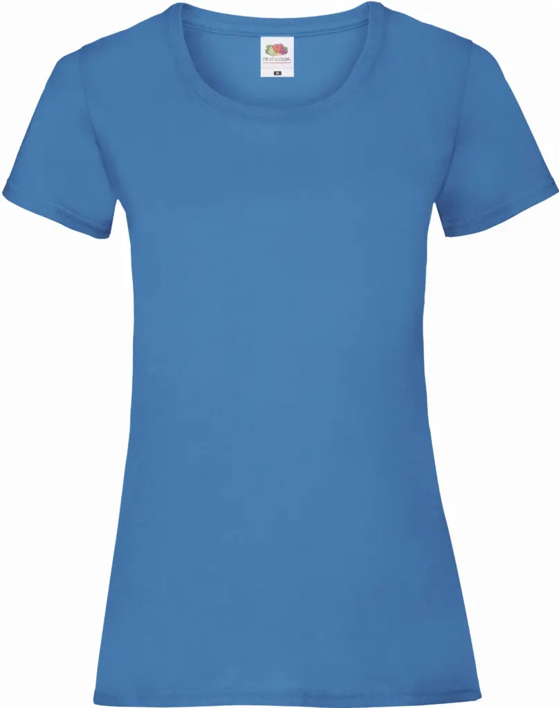 Damen T-Shirt SC61372 Lady-fit bedrucken Baumwolle XS-XXL — Produktfoto 6