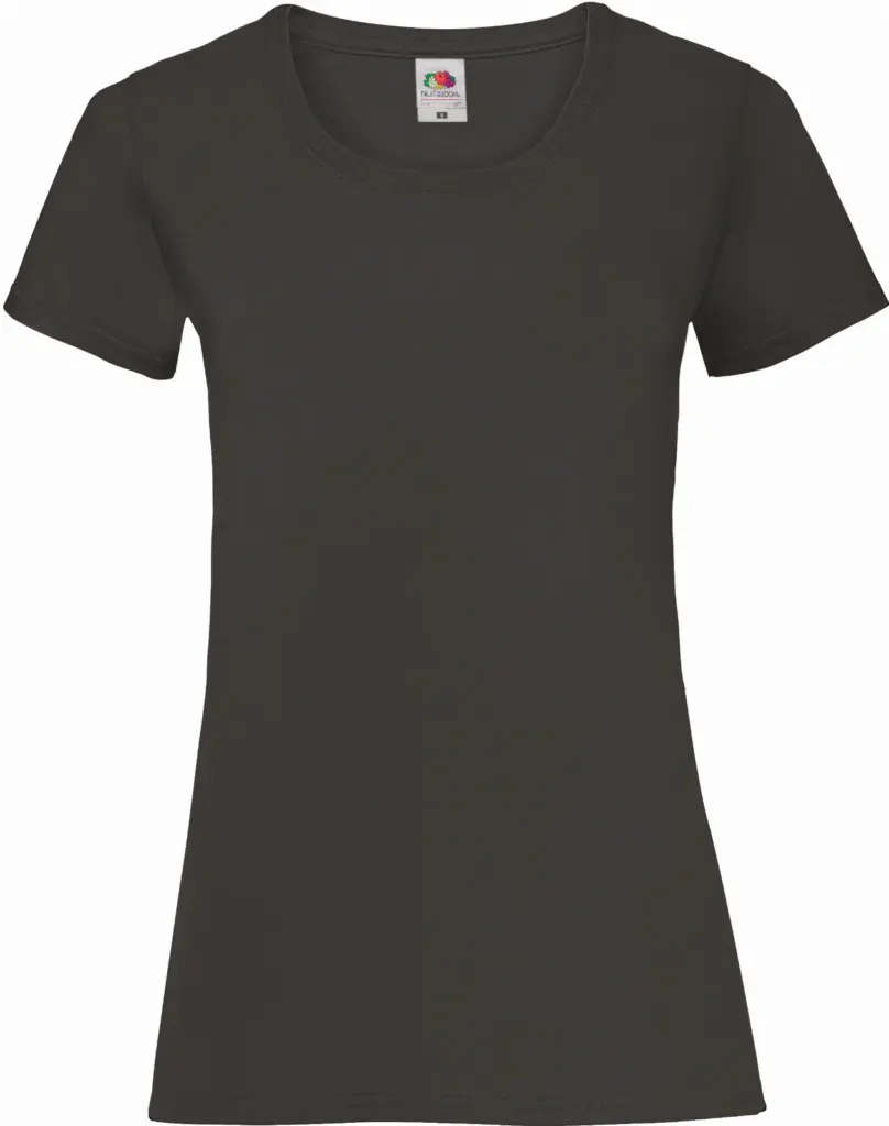 Damen T-Shirt SC61372 Lady-fit bedrucken Baumwolle XS-XXL — Produktfoto 7
