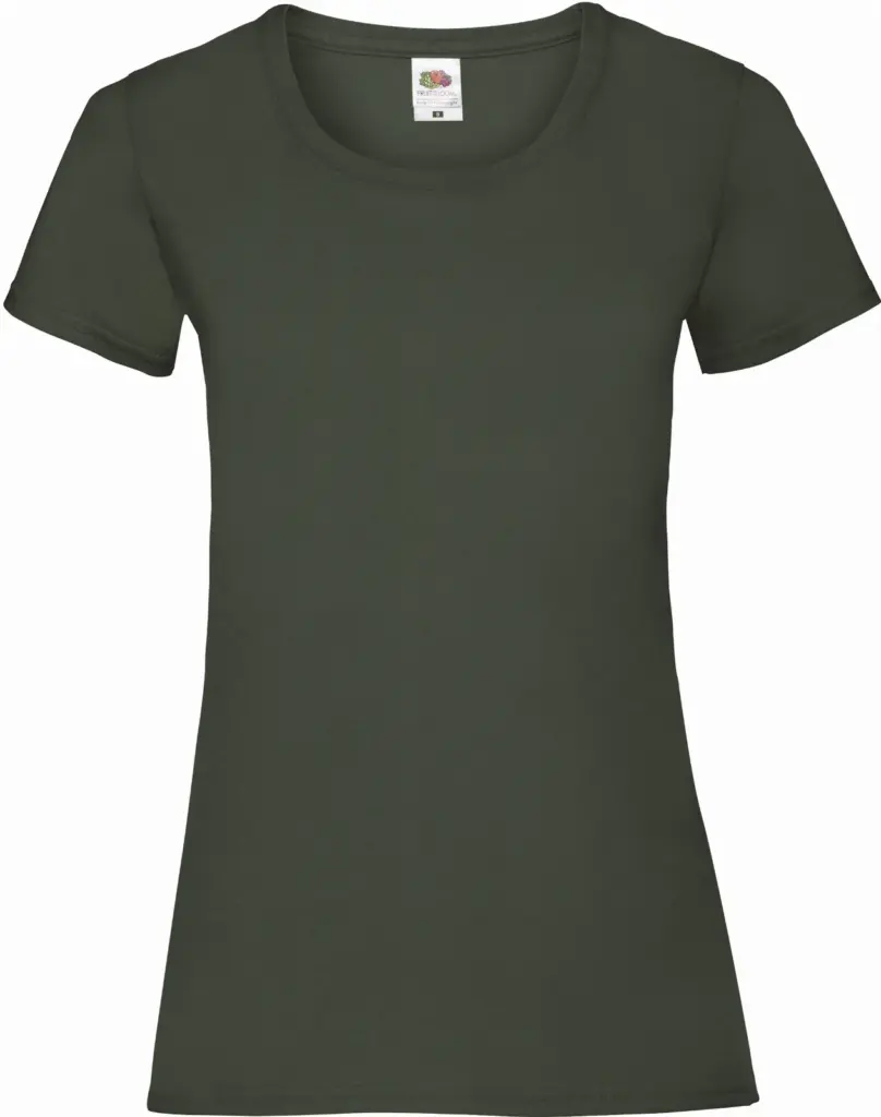 Damen T-Shirt SC61372 Lady-fit bedrucken Baumwolle XS-XXL — Produktfoto 8