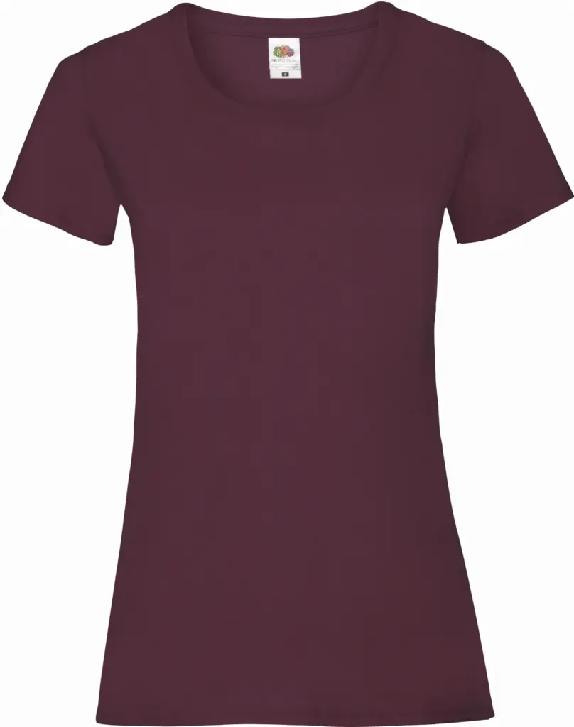 Damen T-Shirt SC61372 Lady-fit bedrucken Baumwolle XS-XXL — Produktfoto 9