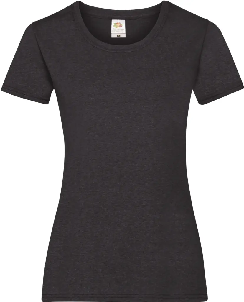 Damen T-Shirt SC61372 Lady-fit bedrucken Baumwolle XS-XXL — Produktfoto 10