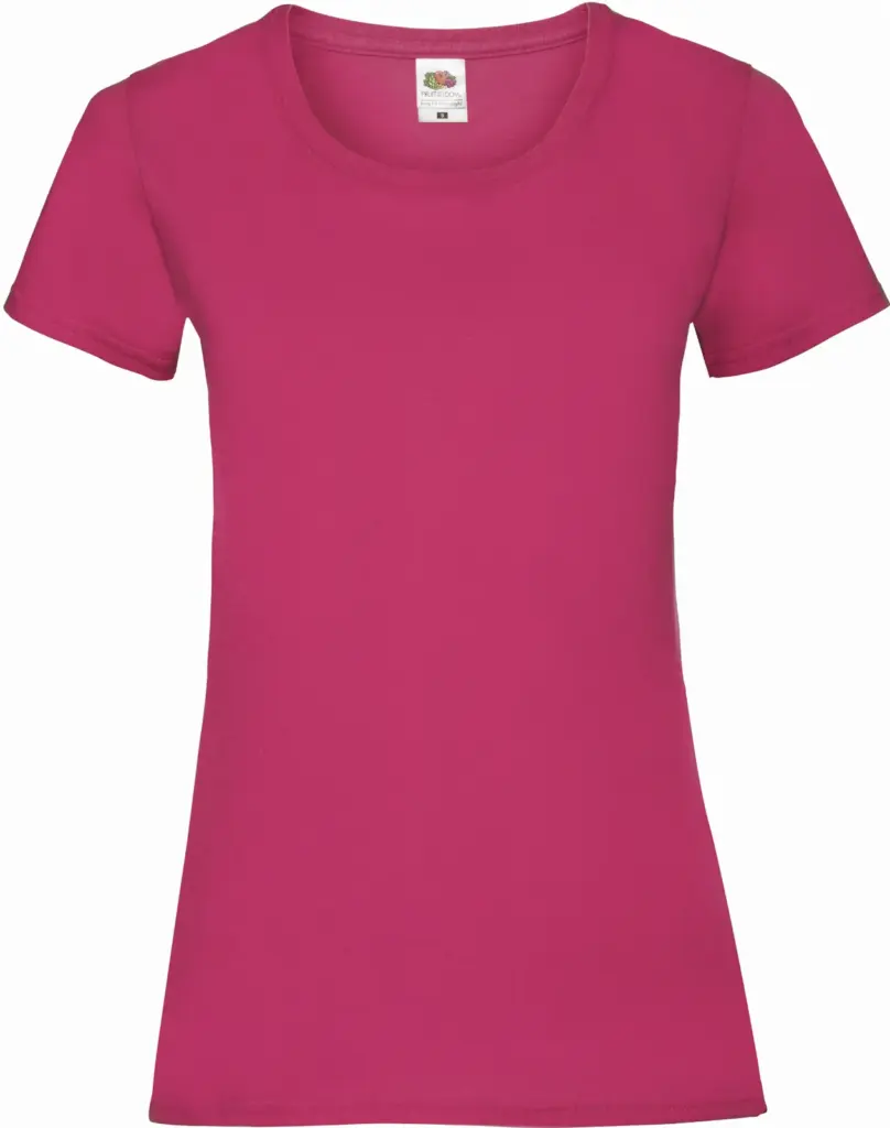 Damen T-Shirt SC61372 Lady-fit bedrucken Baumwolle XS-XXL — Produktfoto 12