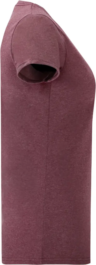 Lady-fit Valueweight T (61-372-0), heather burgundy — productfoto 12