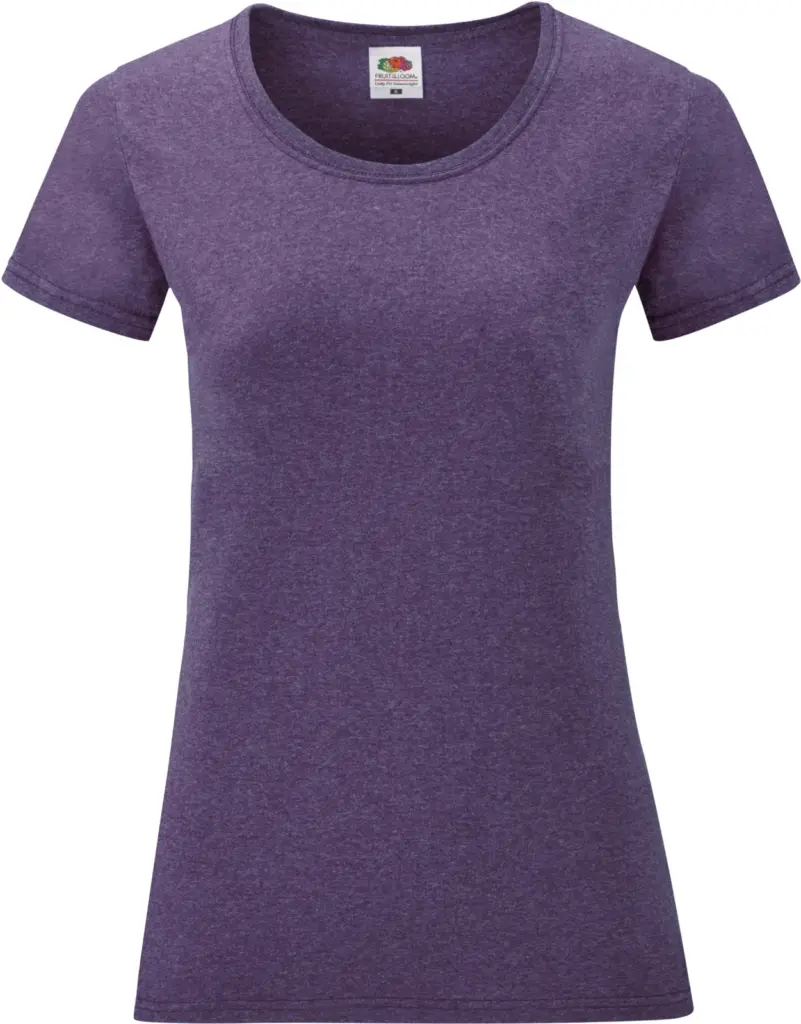 Damen T-Shirt SC61372 Lady-fit bedrucken Baumwolle XS-XXL — Produktfoto 15