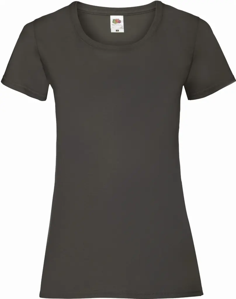 Damen T-Shirt SC61372 Lady-fit bedrucken Baumwolle XS-XXL — Produktfoto 17