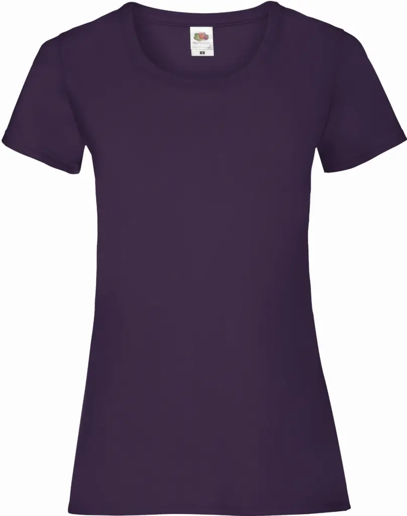 Damen T-Shirt SC61372 Lady-fit bedrucken Baumwolle XS-XXL — Produktfoto 22