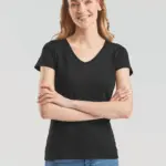 Lady-fit Valueweight V-neck T (61-398-0) — productfoto 2