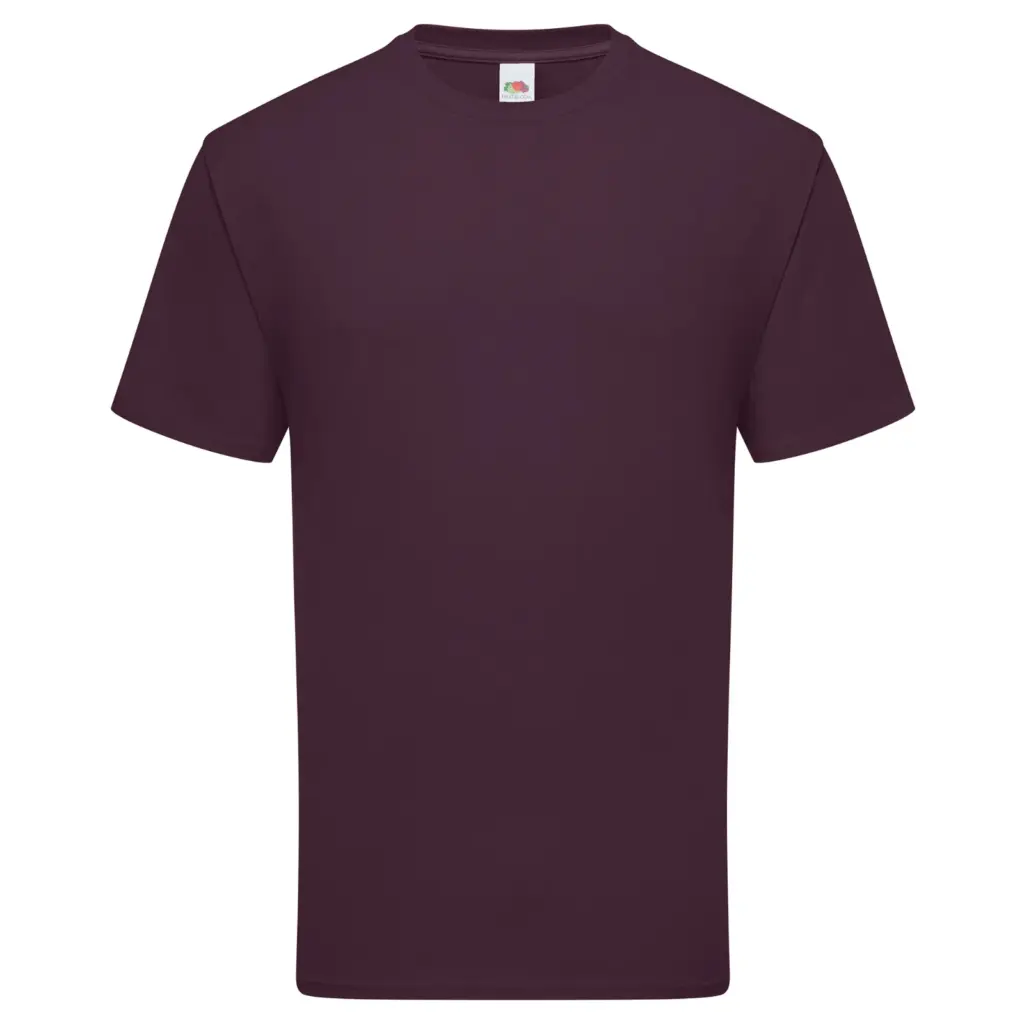 T-shirt Iconic 195, burgundy — productfoto 7