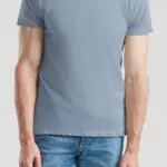 Iconic-T Men's T-shirt, mineral blue — productfoto 15