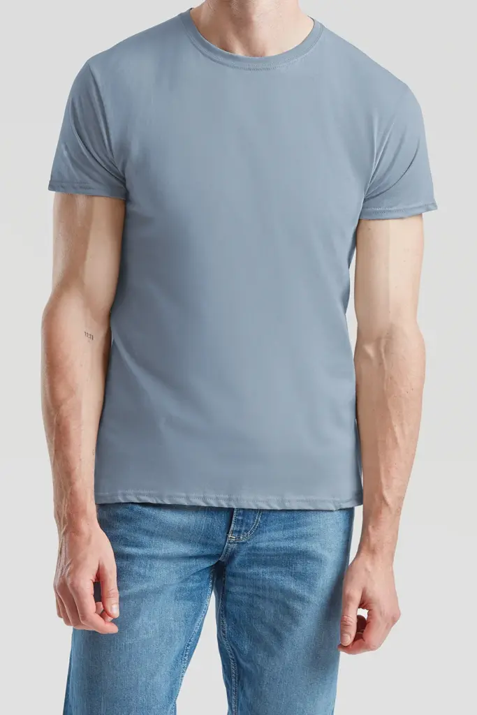 Iconic-T Men's T-shirt, mineral blue — productfoto 15