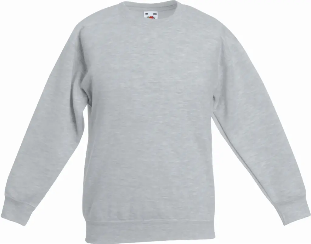 Kids Classic Set-in Sweater (62-041-0), heather grey — productfoto 7