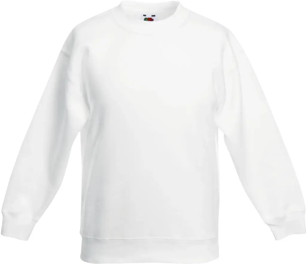 Kids Classic Set-in Sweater (62-041-0), white — productfoto 10