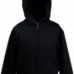 Kids Classic sweatvest met capuchon (62-045-0), black — productfoto 5