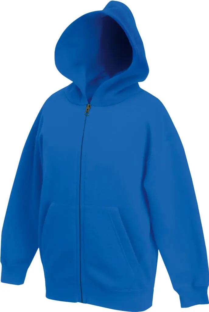 Kids Classic sweatvest met capuchon (62-045-0), royal blue — productfoto 10
