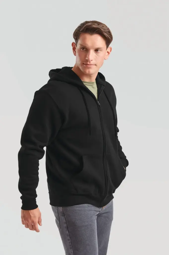 SC62062-4_2026 - Hidalgo-werbeartikel Classic Sweatvest met capuchon (62-062-0) — productfoto 3