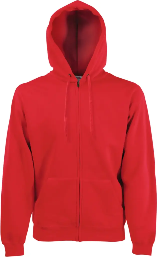 PS_SC62062_RED - Hidalgo-werbeartikel Classic Sweatvest met capuchon (62-062-0) — productfoto 10
