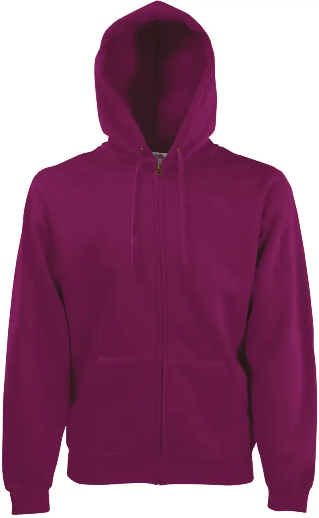 PS_SC62062_BURGUNDY - Hidalgo-werbeartikel Classic Sweatvest met capuchon (62-062-0), burgundy — productfoto 6