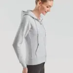 Lady-fit Premium Hooded Sweat Jacket (62-118-0) — productfoto 4