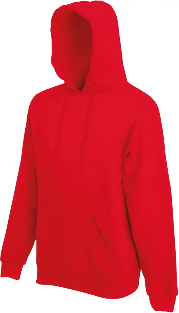 PS_SC62152_RED - Hidalgo-werbeartikel Premium Sweater met capuchon — productfoto 10