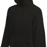 Premium Sweater met capuchon, black — productfoto 5