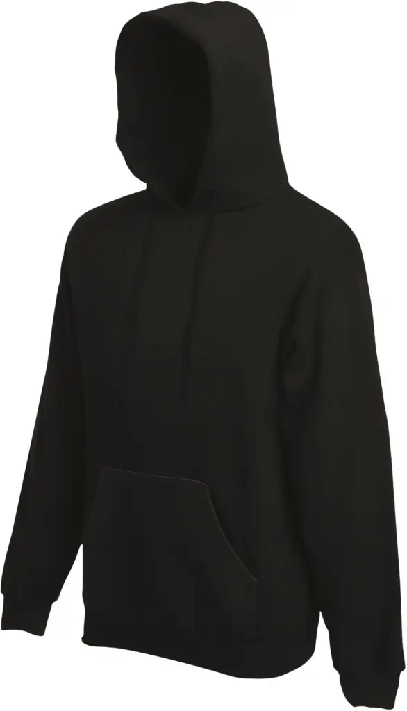 PS_SC62152_BLACK - Hidalgo-werbeartikel Premium Sweater met capuchon, black — productfoto 5