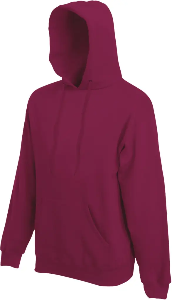 PS_SC62152_BURGUNDY - Hidalgo-werbeartikel Premium Sweater met capuchon, burgundy — productfoto 6