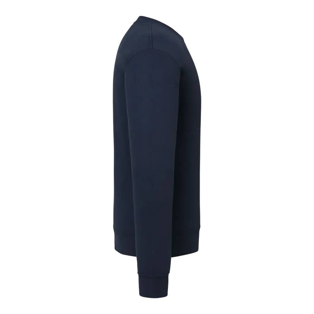 Katoenen heren sweater met ronde hals, deep navy — productfoto 5