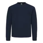 Katoenen heren sweater met ronde hals, deep navy — productfoto 9