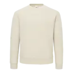 Katoenen heren sweater met ronde hals, desert sand — productfoto 6