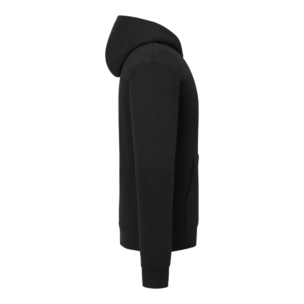 PS_SC62278-S_BLACK - Hidalgo-werbeartikel Katoenen sweater met capuchon voor heren, black — productfoto 4
