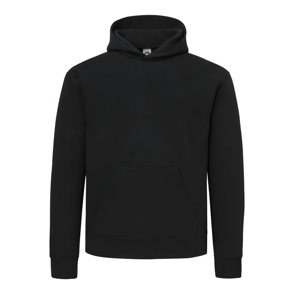 Katoenen sweater met capuchon voor heren, black — productfoto 5