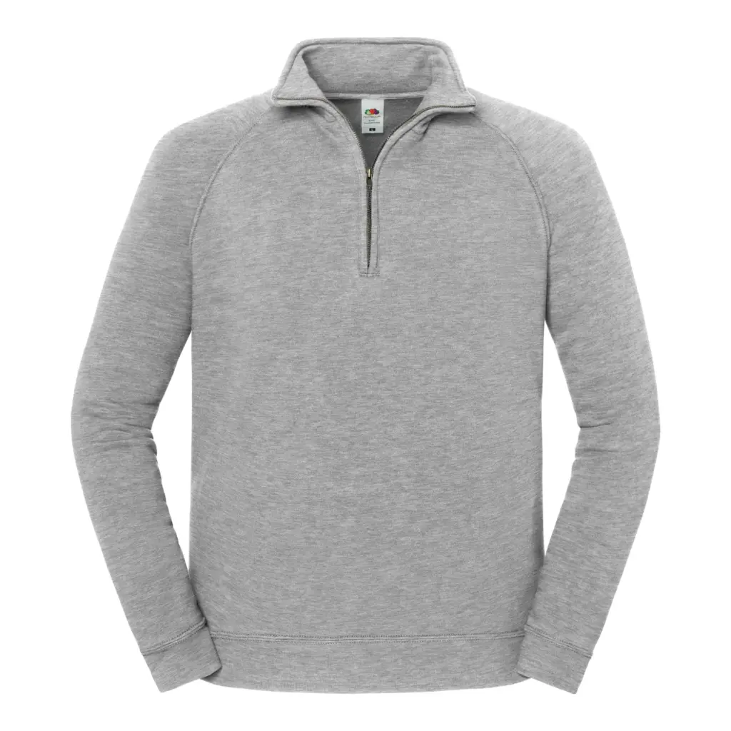 SC62288 - Iconic premium herensweater met ritskraag, athletic heather