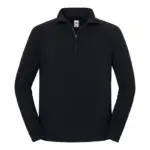 SC62288 - Iconic premium herensweater met ritskraag, black — productfoto 2