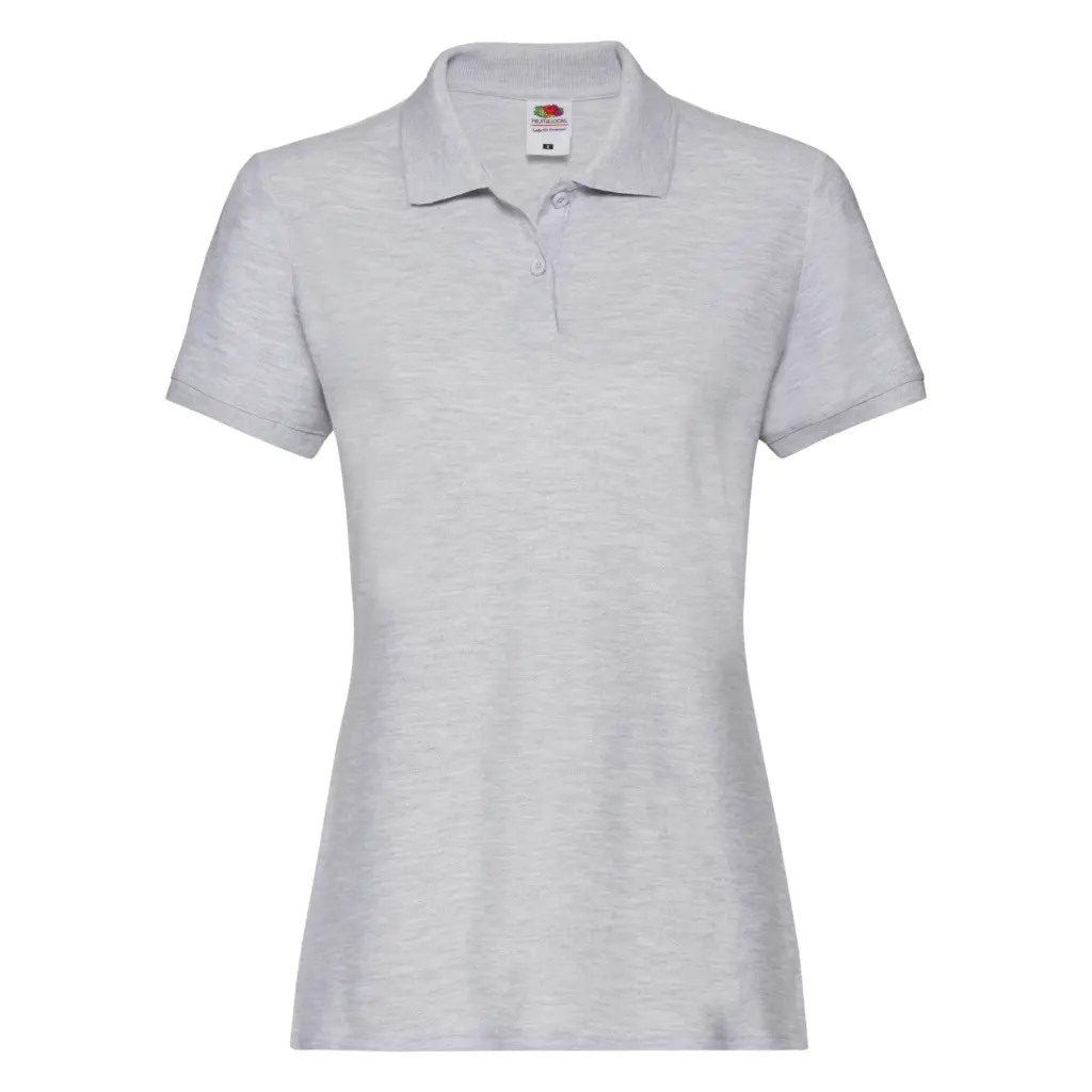 Damespolo Premium, heather grey — productfoto 9