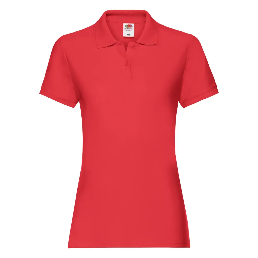 Damespolo Premium, red — productfoto 11
