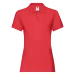 Damespolo Premium, red — productfoto 11