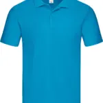 Herenpolo Original, azur blue — productfoto 5