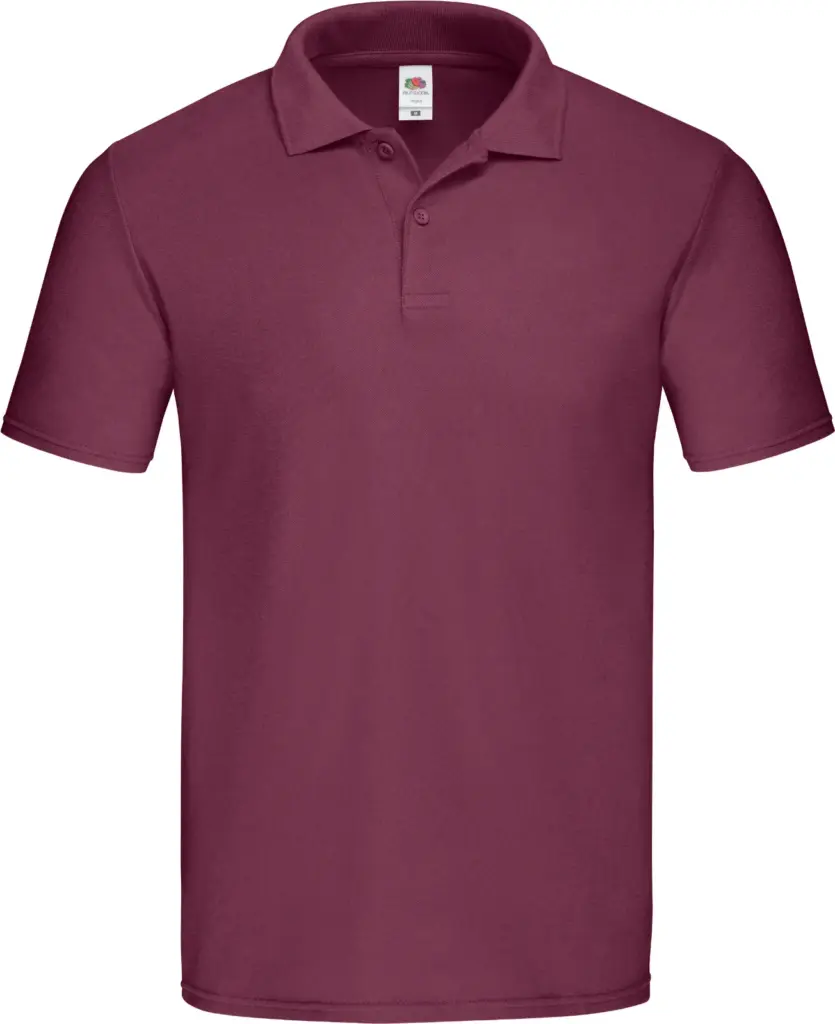 Herenpolo Original, burgundy — productfoto 7