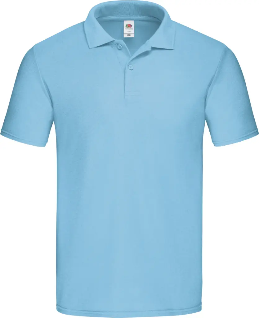 Herenpolo Original, sky blue — productfoto 13