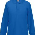 65/35 Polo met lange mouwen, royal blue — productfoto 6