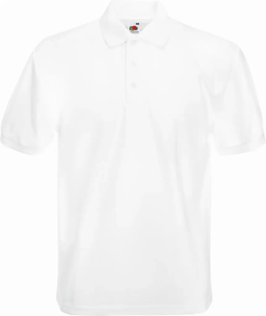 Heavy 65/35 Polo (63-204-0), white — productfoto 12