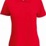 PS_SC63212_RED - Hidalgo Lady-fit 65/35 Polo (63-212-0) — productfoto 11