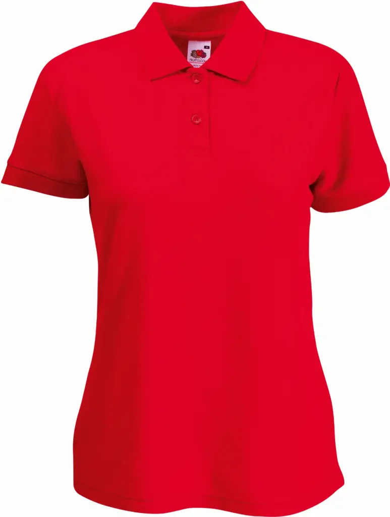 PS_SC63212_RED - Hidalgo Lady-fit 65/35 Polo (63-212-0) — productfoto 11