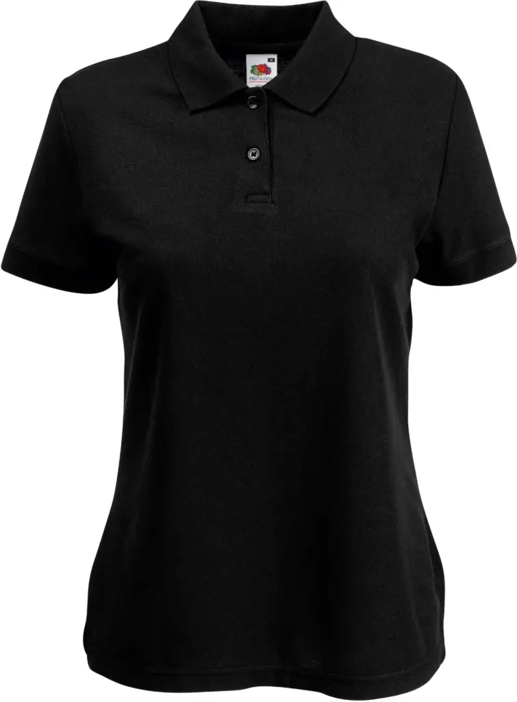 PS_SC63212_BLACK - Hidalgo Lady-fit 65/35 Polo (63-212-0), black — productfoto 5
