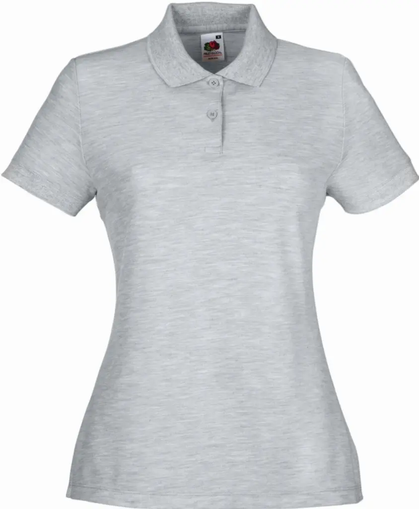 PS_SC63212_HEATHERGREY - Hidalgo Lady-fit 65/35 Polo (63-212-0), heather grey — productfoto 8