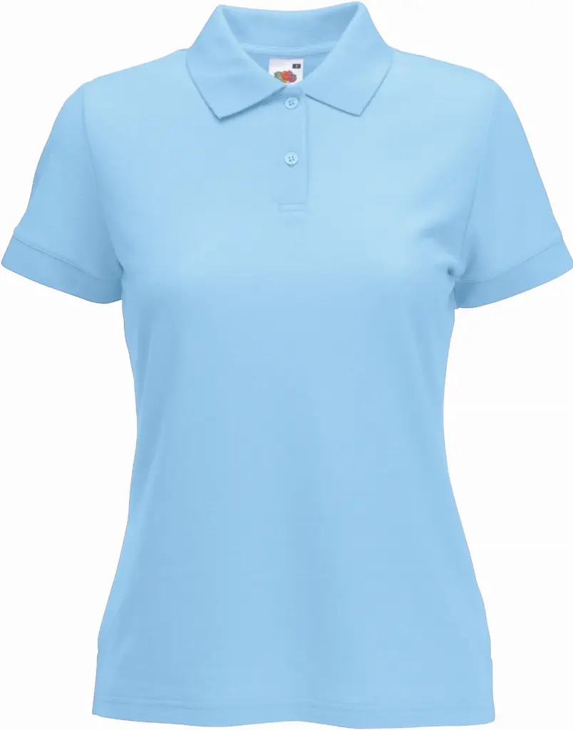 PS_SC63212_SKYBLUE - Hidalgo Lady-fit 65/35 Polo (63-212-0), sky blue — productfoto 13