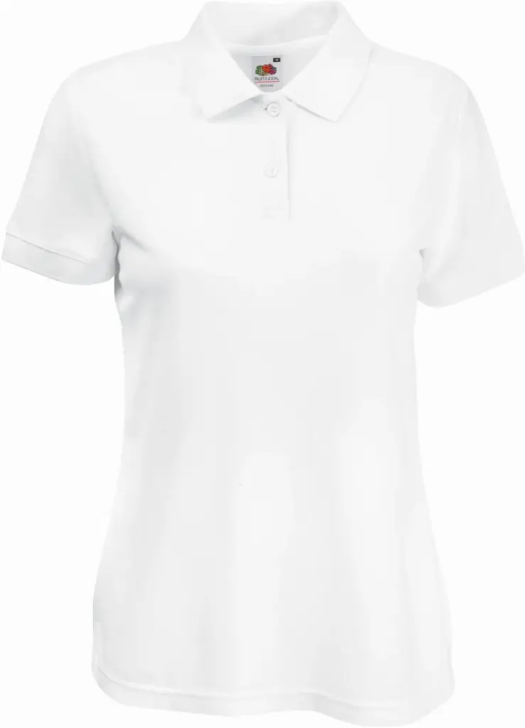 PS_SC63212_WHITE - Hidalgo Lady-fit 65/35 Polo (63-212-0), white — productfoto 15