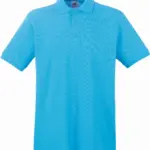Premium Polo (63-218-0), azur blue — productfoto 5